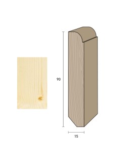 Massiccio 90x15 mm. (€/ML) Becco di Civetta