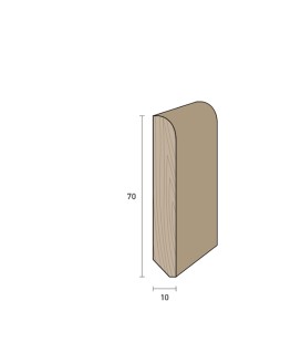 Massiccio 70x10 mm. (€/ML) Becco di Civetta